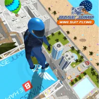Base Jump Wing Suit Flying